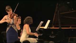 Lisa Batiashvili and Khatia Buniatishvili play Schuberts Rondo Brilliant [upl. by Arrak]