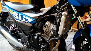 PAANU BAKLASIN ANG LEG SHIELD O SIDE FAIRINGS NG SUZUKI RAIDER150 FI  CK [upl. by Wier940]