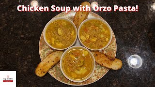 Healthy Chicken Soup with Orzo Pasta [upl. by Hyacinthie671]