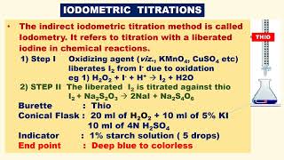 Tamil IODIMETRIC  IODOMETRIC TITRATIONS Differences with examples method Procedure [upl. by Ainesej]