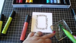 FaberCastell Design Memory Craft Stampers Big Brush Pens [upl. by Pauline]