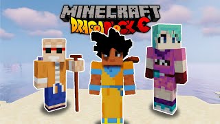 1st Time Playing Minecraft Dragon Ball Z  Dragon Block C [upl. by Einot976]