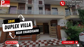 3 BHK Duplex Villa in Gated Society In Kharar Greater Mohali Near Chandigarh [upl. by Eyr895]