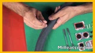 Come riparare una camera daria How to patch a bicycle inner tube [upl. by Lawrence]