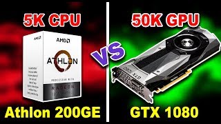 🔥 5K CPU Paired With 50K GPU 🔥 AMD Athlon 200GE With Nvidia GTX 1080 🔥 PC Build India Hindi [upl. by Countess]