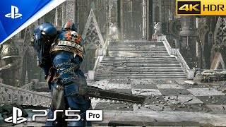 PS5 PRO Warhammer 40K Space Marine 2  Pro Enhanced Ultra Graphics Gameplay 4K60 FPS HDR [upl. by Schilling424]