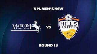 NPL Men’s NSW Round 13 Marconi Stallions FC v Hills United FC [upl. by Aioj]