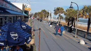 Dirty Don’s Oyster Bar Live Cam  South Carolina Live Cam  Myrtle Beach boardwalk live cam [upl. by Adnalor]