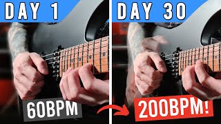 How To Build Guitar Speed FAST Just Practice THIS [upl. by Hamlen895]