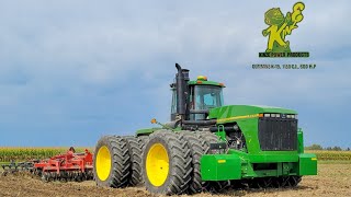 RARE 1 of 2 Kinze Repower John Deere 8970 tractors custom built with Cummins K19 600HP [upl. by Dumm]