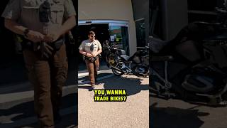 Trading bikes with a cop [upl. by Micaela]