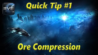 Eve Online  Intro to Newbro Quick Tips  1 Where and how to Compress your ore [upl. by Bathsheb]