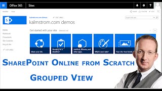 SharePoint Views  Grouped View [upl. by Bilow]