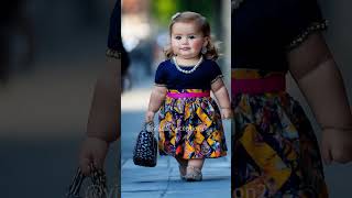 Baby’s day out baby runway cute cutebaby fashion babygirl babylove ai [upl. by Thoer]