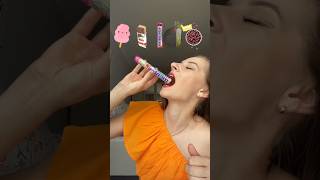 ASMR Eating Cotton Candy Mentos Mukbang shorts [upl. by Salli]