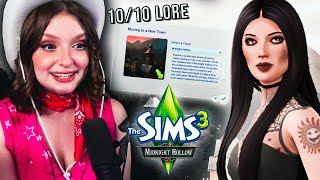 exploring the creepiest town in The Sims 3 Midnight Hollow ⋆｡🕸️🕷️✮⋆˙ [upl. by Hardner]