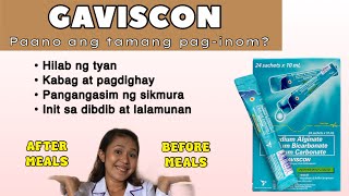 GAVISCON for acid reflux tagalog  GAVISCON LIQUID SACHET HOW TO TAKE  Simply Shevy [upl. by Tori189]