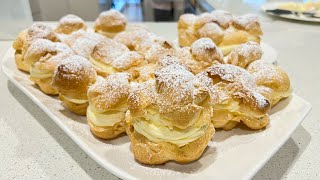 Domace Princes Krofne  Home Made Profiteroles [upl. by Atekehs]