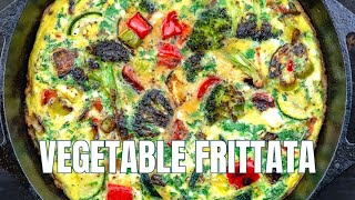 Mediterranean Vegetable Frittata  The Mediterranean Dish [upl. by Alethea689]