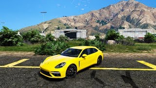 GTA V  Porsche Panamera Turbo Sport Turismo 2017 Walkaround amp Customization Trailer HD [upl. by Attikin499]