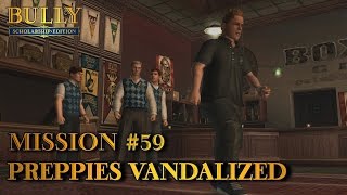 Bully Scholarship Edition  Mission 59  Preppies Vandalized PC [upl. by Atsylak]