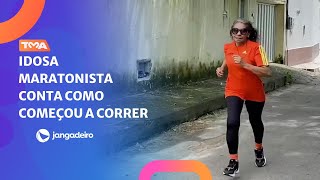 INSPIRAÇÃO aos 76 ANOS IDOSA corre MARATONAS  TV JANGADEIRO [upl. by Ameen162]