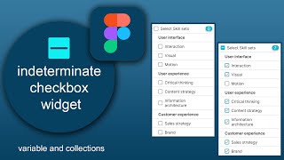 interactive indeterminate checkbox  dynamic indeterminate checkbox in figma using local variables [upl. by Analise]