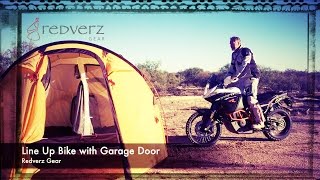 How to Park a Motorcycle in the Atacama Expedition Tent from Redverzcom [upl. by Alyehs]