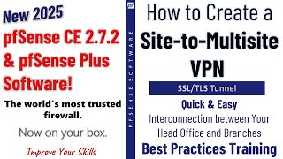 pfSense 272 New  Configure a SitetoMultiSite VPN over SSLTLS VPN Tunnel [upl. by Attaynek931]