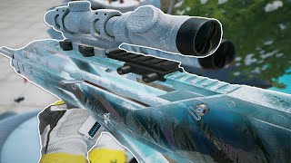 Y6S4 Seasonal CHRISTMAS ATTACHMENT SKIN  Black Ice Skins  Showcase INGAME  Rainbow Six Siege [upl. by Soluk638]