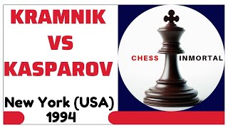 Vladimir Kramnik vs Garry Kasparov New York USA 1994 [upl. by Ecnahc]