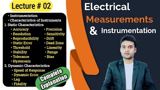 Instrumentation  Characteristics of Instruments  EMI  Lecture 02  2020  RPEducare [upl. by Ilahsiav493]