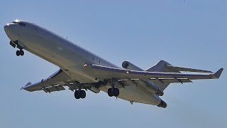 Kalitta Charters II B727224F N725CK Takeoff at Willow Run Airport [upl. by Nivan730]