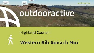 hike in Highland Council Western Rib Aonach Mor [upl. by Onirotciv24]