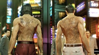 Yakuza 0  Kiryu amp Nishiki vs Dojima family [upl. by Landri711]