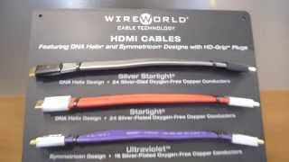 WireWorld Island Chroma Ultraviolet Starlight Silver Starlight HDMI cables [upl. by Monah]