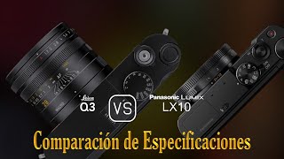 Leica Q3 vs Panasonic Lumix LX10 Una Comparación de Especificaciones [upl. by Vallery]