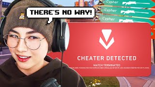 I ALMOST BEAT A CHEATER IN VALORANT  Kyedae [upl. by Pesek418]