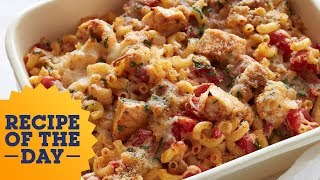 Recipe of the Day Giadas Italian Baked Chicken and Pastina  Everyday Italian  Food Network [upl. by Llerral]