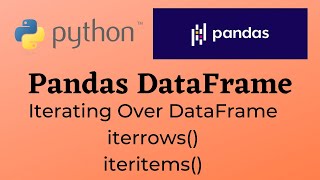 PT6  Iterating Over DataFrame  Iterrows iteritems  Class 12 Informatics Practices [upl. by Asiulana]