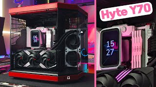 BUILDING A HIGHPERFORMANCE GAMING PC IN HYTE Y70 CASE  THERMAL PERFORMANCE  RAY TECH STUDIO [upl. by Elahcim]