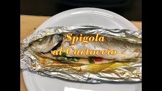 Spigola al Cartoccio Ricetta Gustosa [upl. by Knitter]