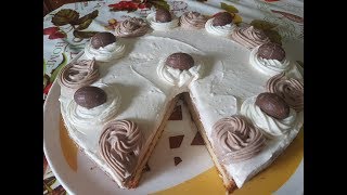 Tortë Vanilla dhe Cokollatë Torta Mousse Vaniglia e Cioccolato الفانيلا وكعكة الشوكولات [upl. by Amund371]