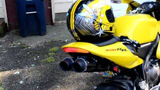 03 Honda CBR600RR DampD Dual SlipOn Exhaust HD [upl. by Graham]