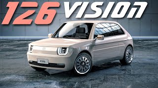 New 2023 FIAT 126 Vision Concept [upl. by Aelegna]