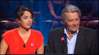 Qui veut gagner des millions  Alain Delon et Anouchka Delon 13072013 [upl. by Eednam]