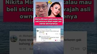 Nikita Mirzani mengomentari Wajah Dokter Ricard Lee yang bopeng nikitamirzani skincare [upl. by Raney]