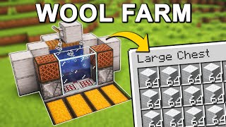 Most EFFICIENT Wool Farm in Minecraft 121 Tutorial [upl. by Radburn930]