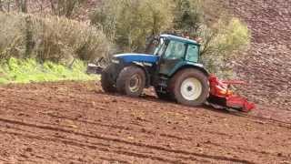 Three Power Harrows Breaking the Sod with Danyrheol [upl. by Pontias934]