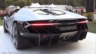 23m Lamborghini Centenario Roadster Sound  Start Ups amp Loading Into Truck [upl. by O'Connor]